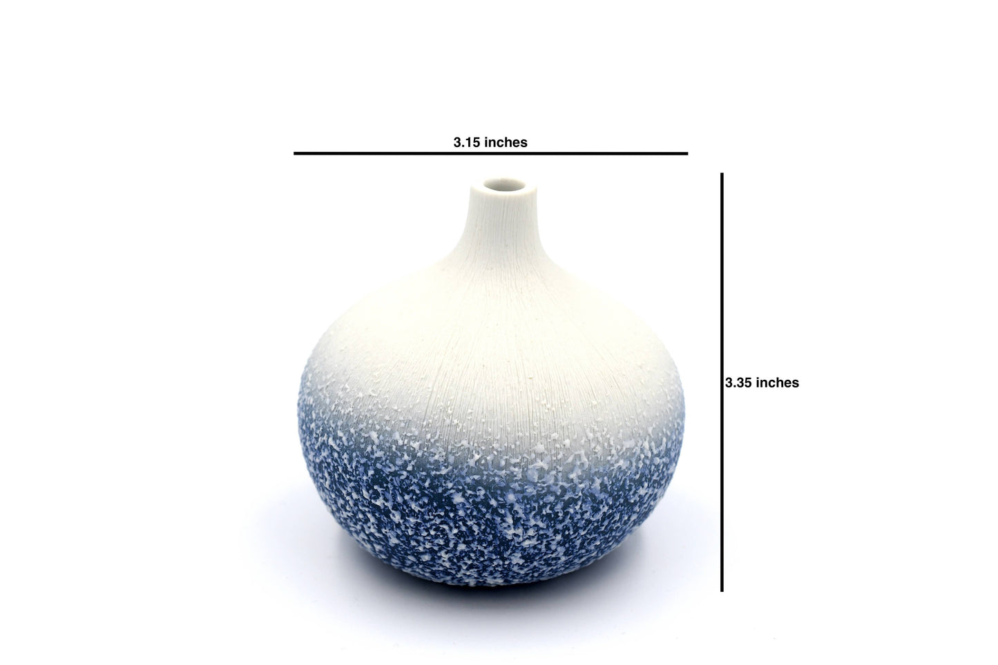 CONGO L-Textured Porcelain Bud Vase