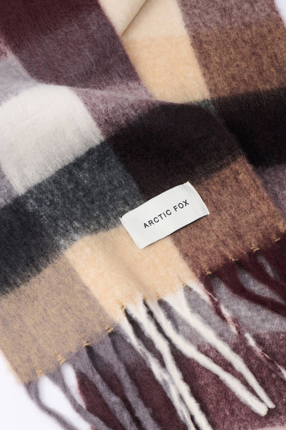 The Reykjavik Scarf - 100% Recycled - Dark Berry