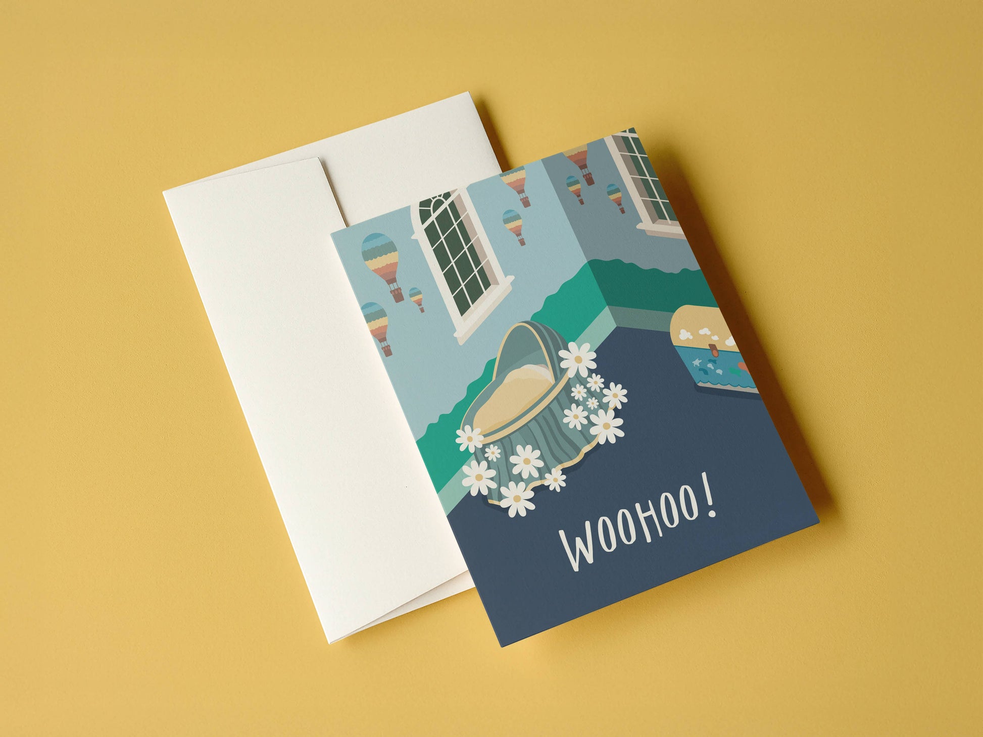 WooHoo! - New Baby Card - Baby Shower Card - The Sims - r. h. ballard shop & gallery