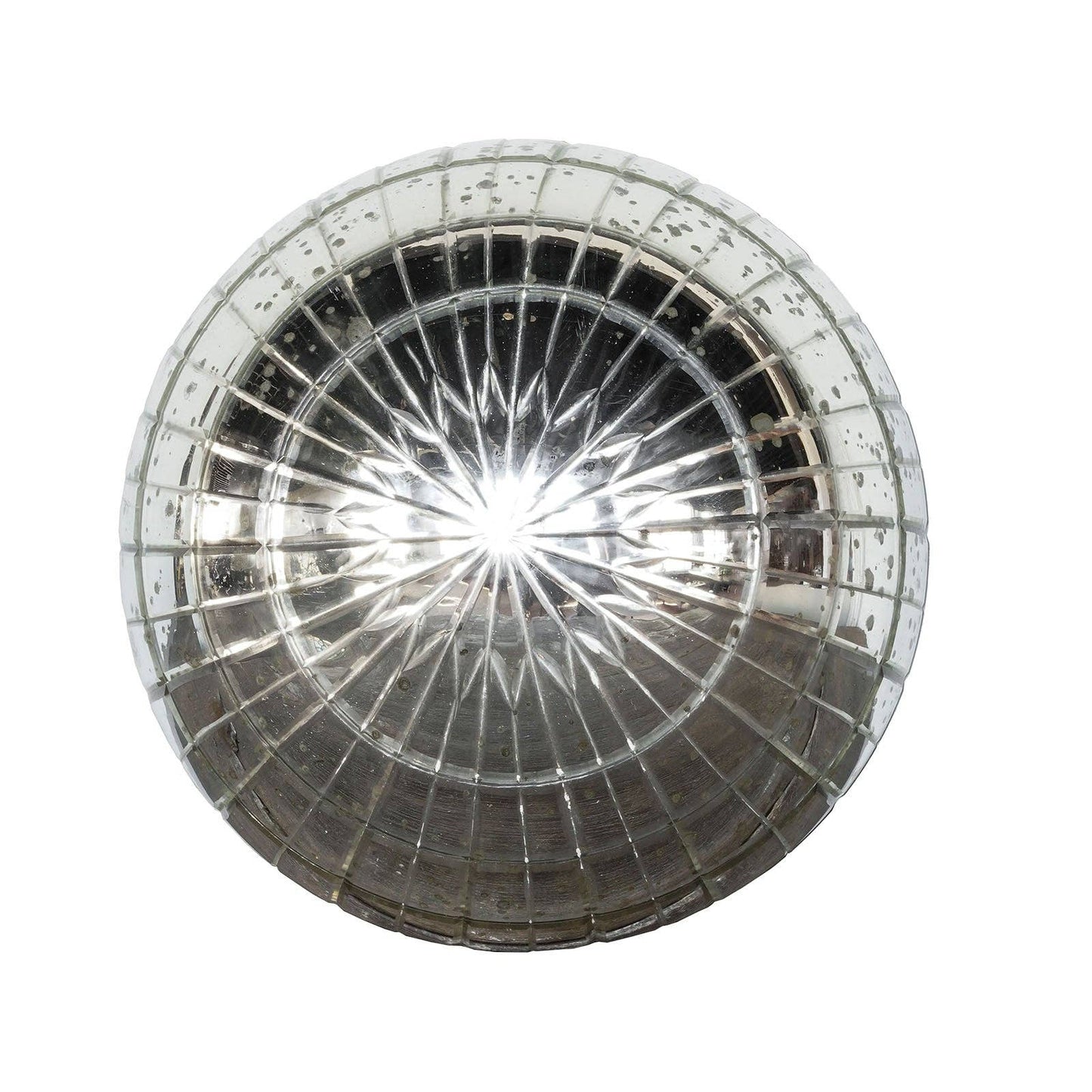 Wunderkammer Antique Silver Glass Orb: Large