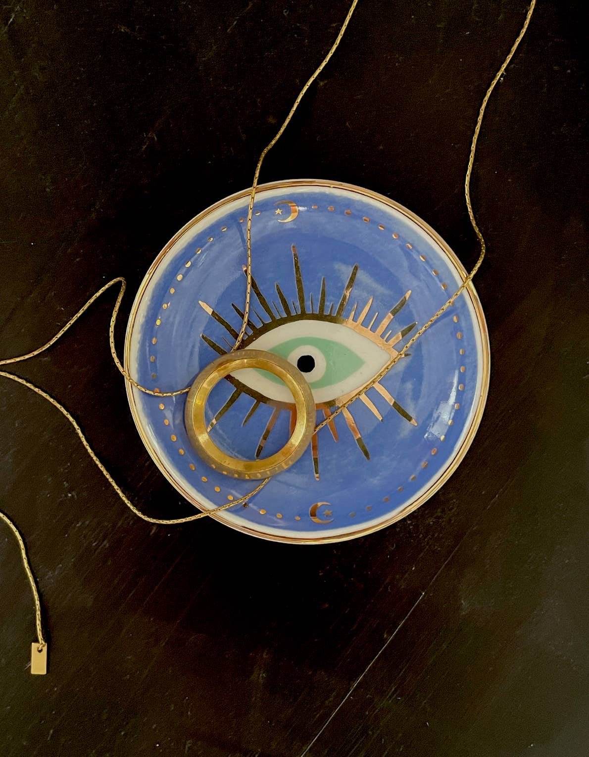Porcelain Trinket Dish | Evil Eye - r. h. ballard shop & gallery