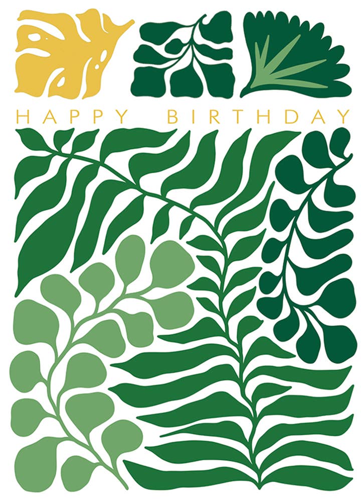 LIVING WALL BIRTHDAY GREETING CARD 4.5 x 6.25" - r. h. ballard shop & gallery