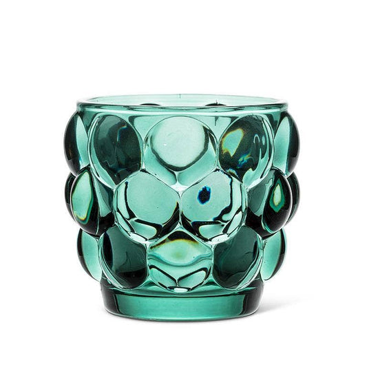 Small Bubble Votive-3"D: Green