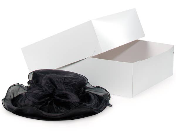 Recycled White Gift Boxes: White / 100 Pack / 4x4x4"