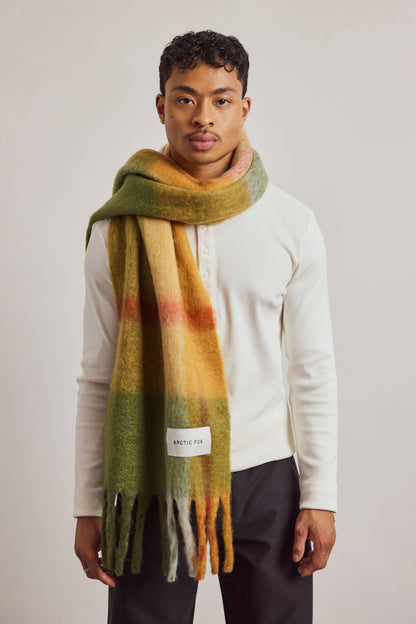The Stockholm Scarf - 100% Recycled - Mossy Spring