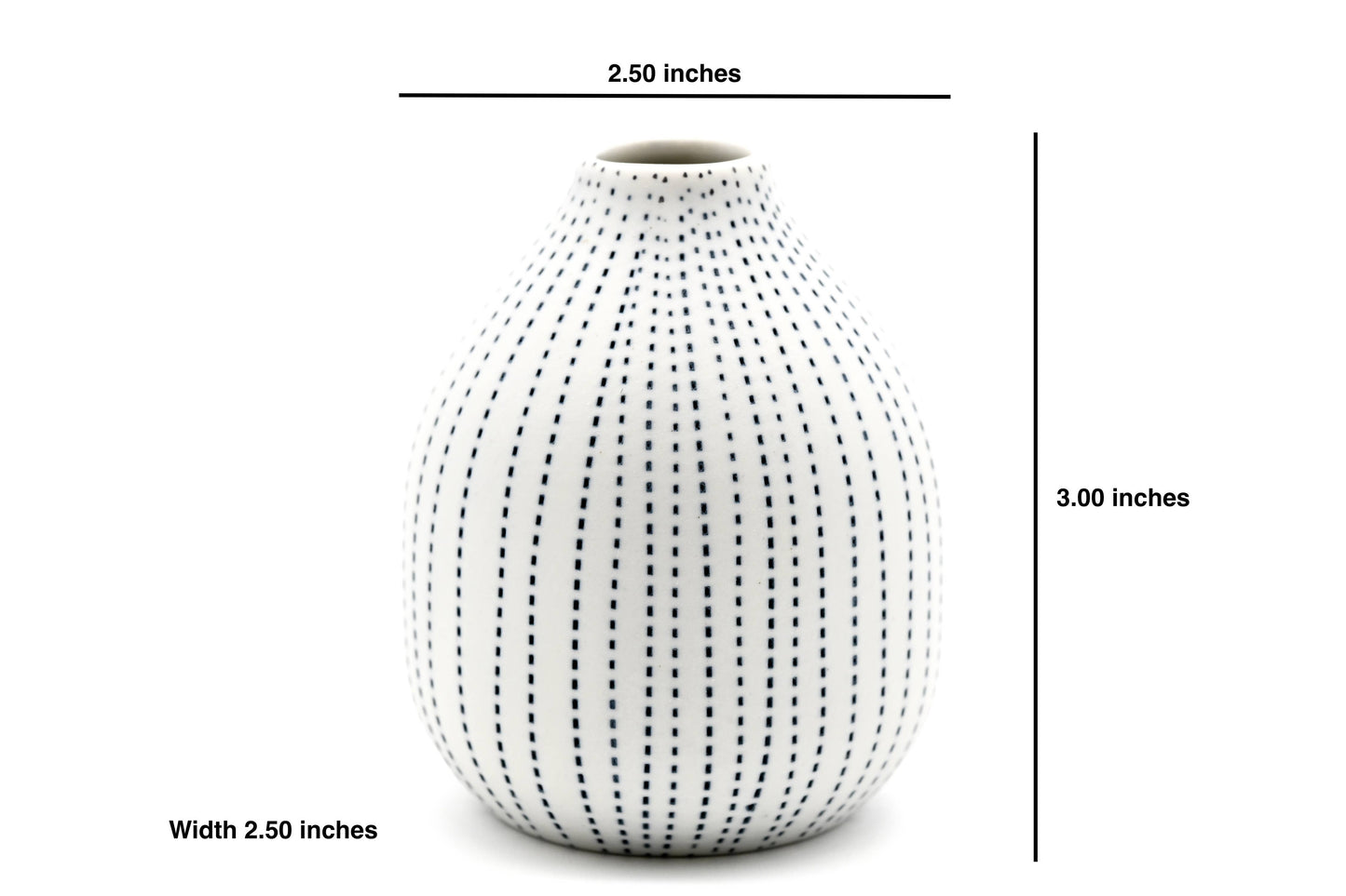 ADAM MINI - Handcrafted Porcelain Bud Vase - r. h. ballard shop & gallery