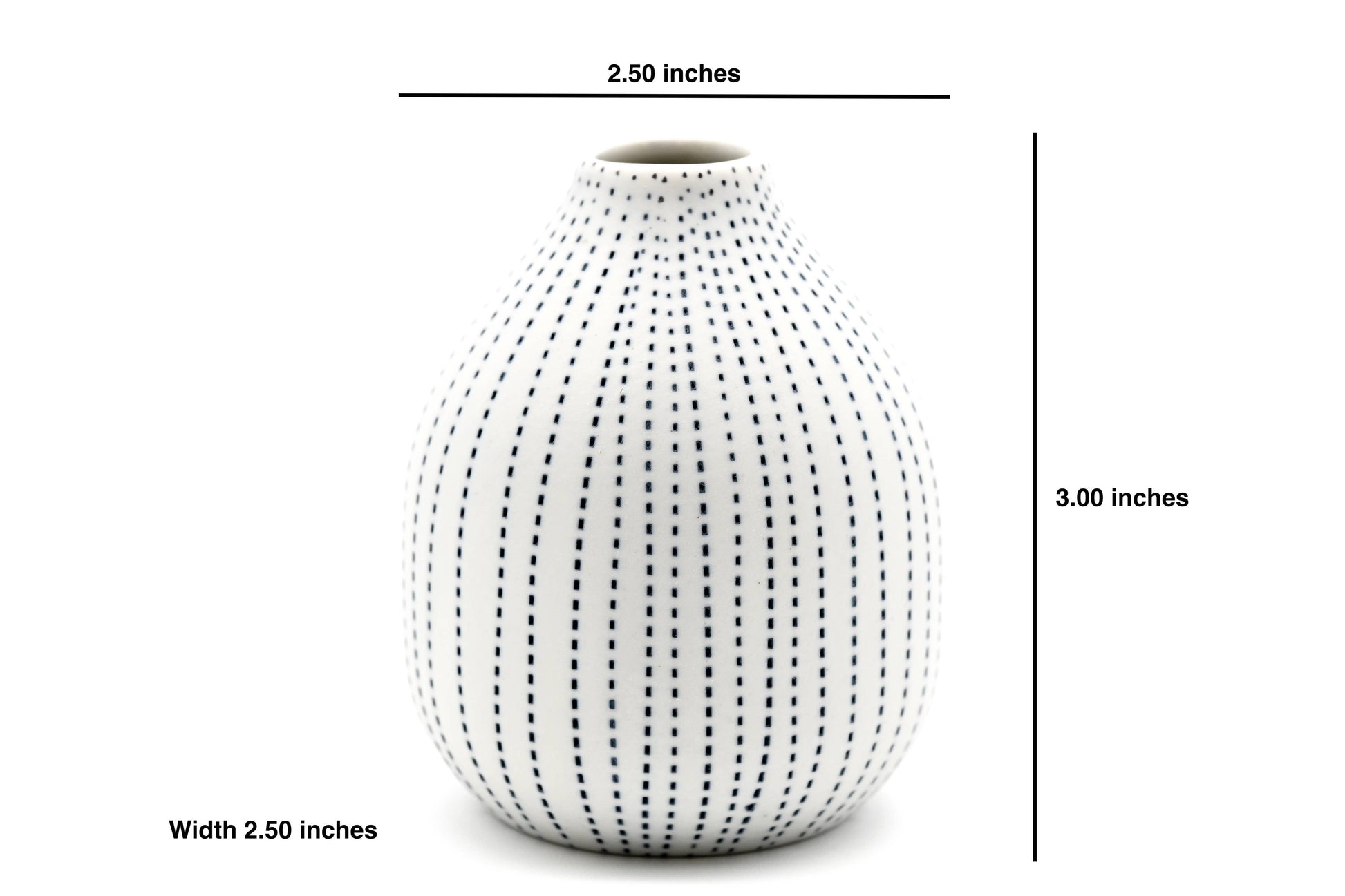 ADAM MINI - Handcrafted Porcelain Bud Vase - r. h. ballard shop & gallery