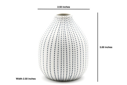 ADAM MINI - Handcrafted Porcelain Bud Vase - r. h. ballard shop & gallery