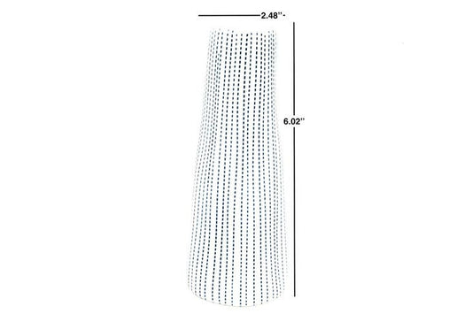 Koza Blue and White Dots Porcelain Bud Vase - r. h. ballard shop & gallery