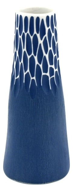 Koza Blue & White Branches Porcelain Bud Vase, 6"