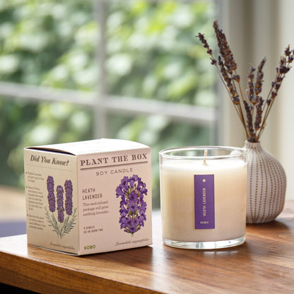 Heath Lavender - Plant the Box Candle - 9oz.