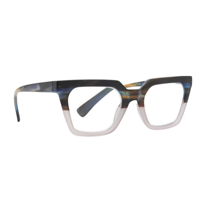 CAMILLE | Striped Blue | Ivory: 2.00