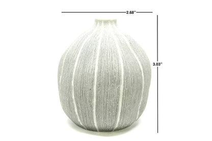 Gugu Grey Small Porcelain Bud Vase