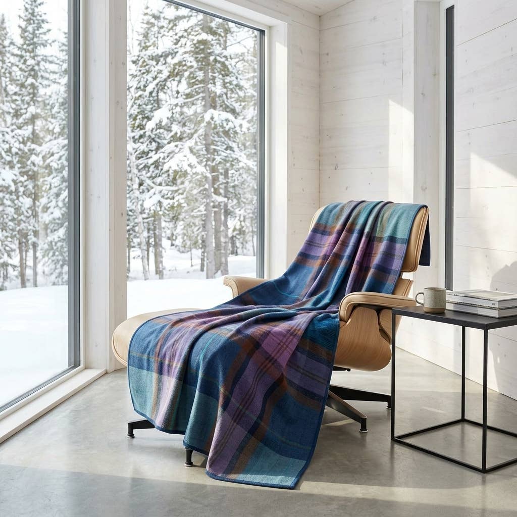 Alpaca Throw - Pacific