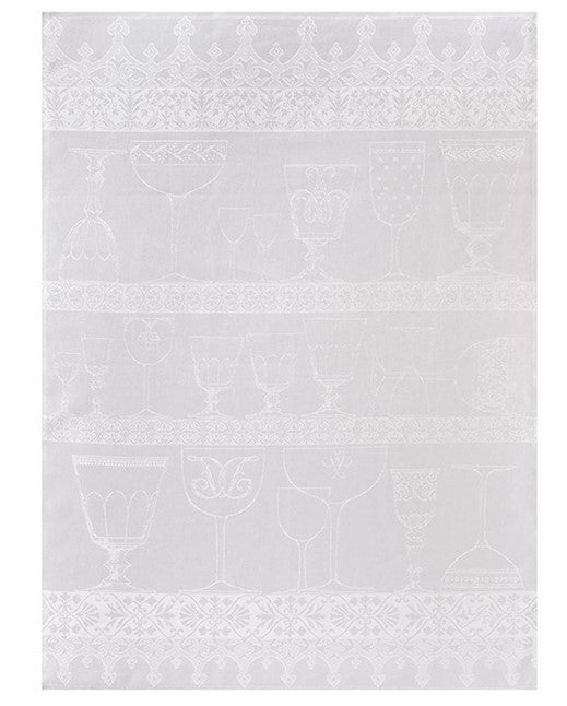 Cristal Linen White Towel