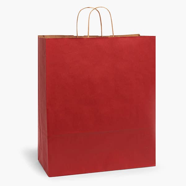 Recycled Kraft Color Paper Retail Shopping Bags: Black / 100 Pack / Cub 8x4.75x10.5" - r. h. ballard shop & gallery