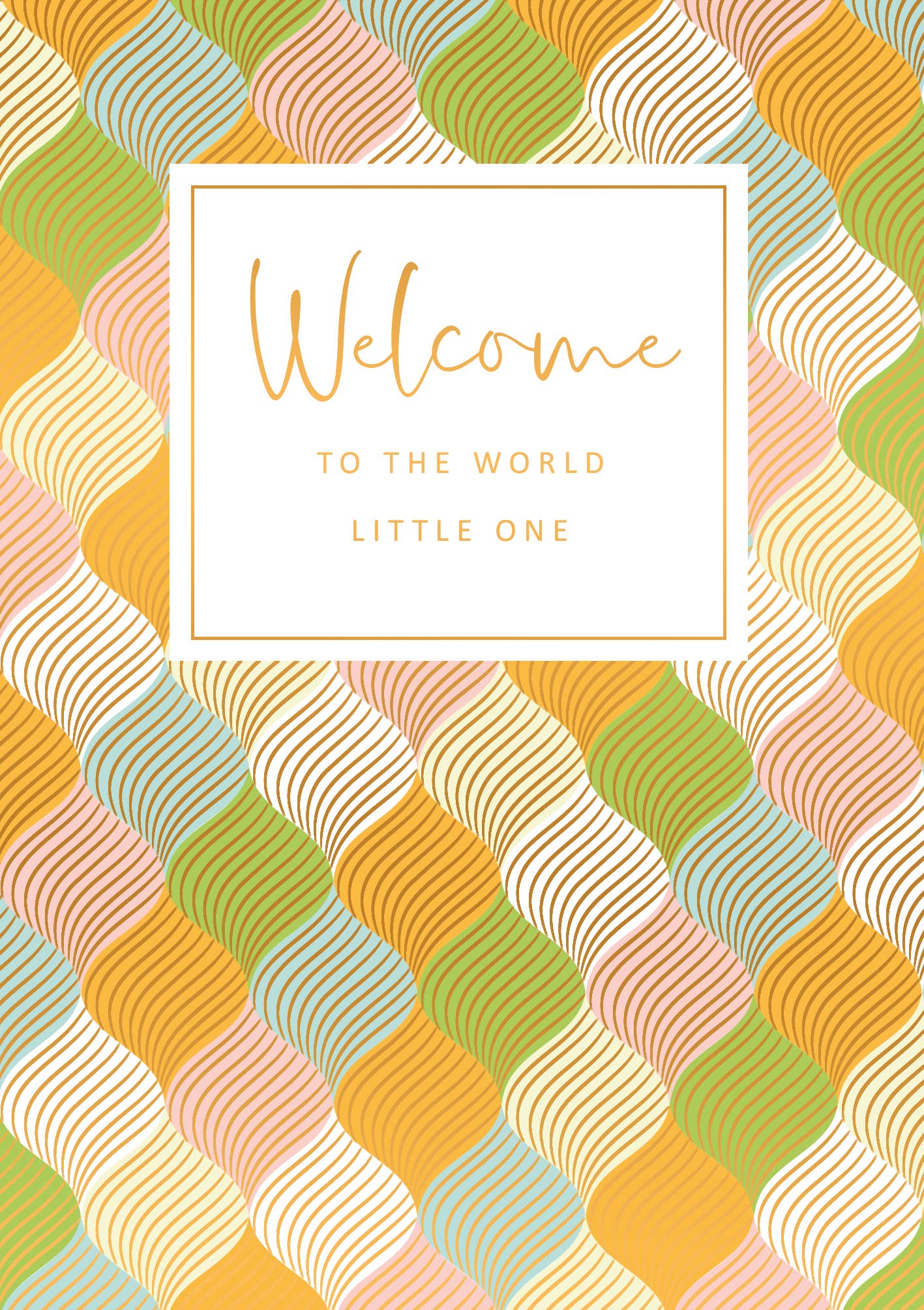 BABY WELCOME WORLD GREETING CARD ARTIGE - r. h. ballard shop & gallery