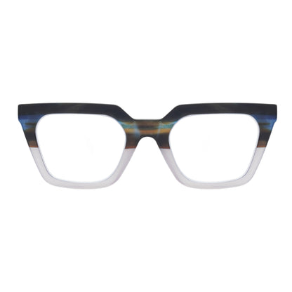 CAMILLE | Striped Blue | Ivory: 2.00