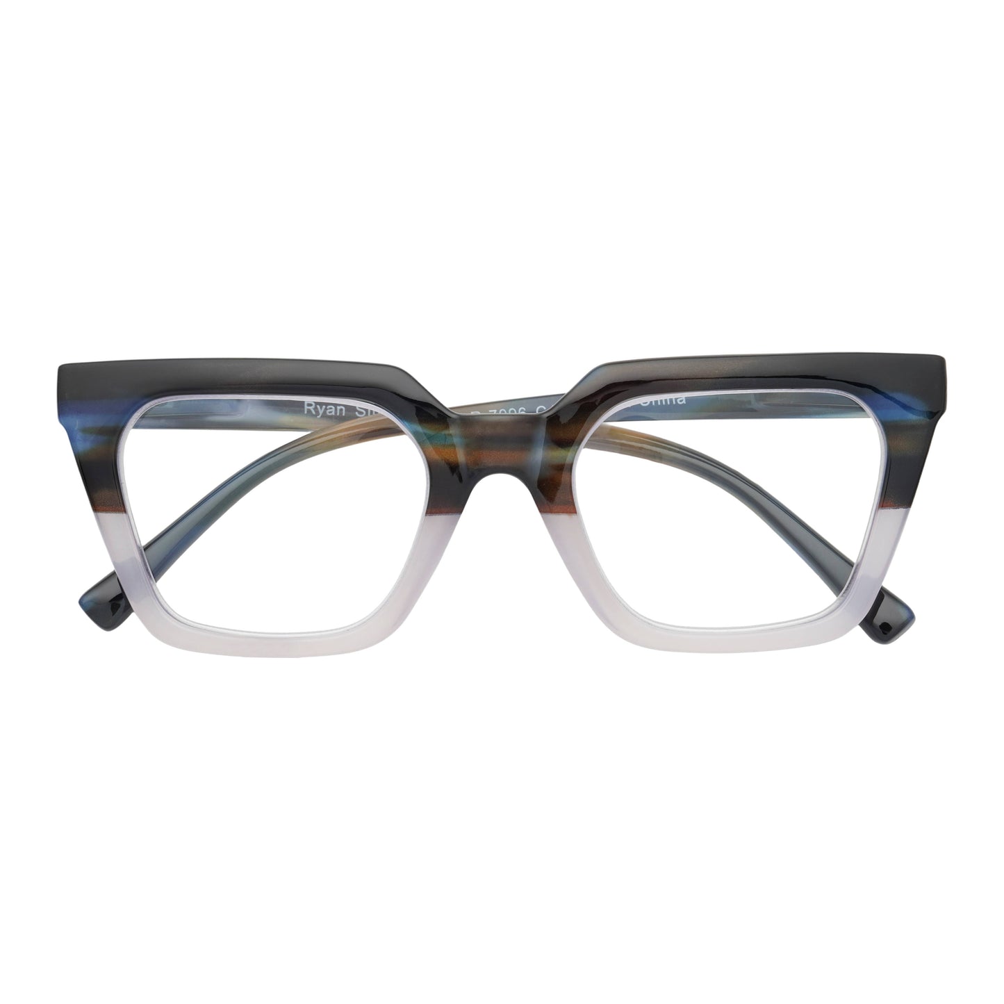 CAMILLE | Striped Blue | Ivory: 1.75