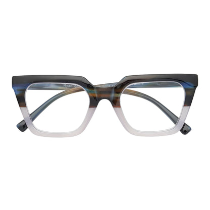 CAMILLE | Striped Blue | Ivory: 1.75