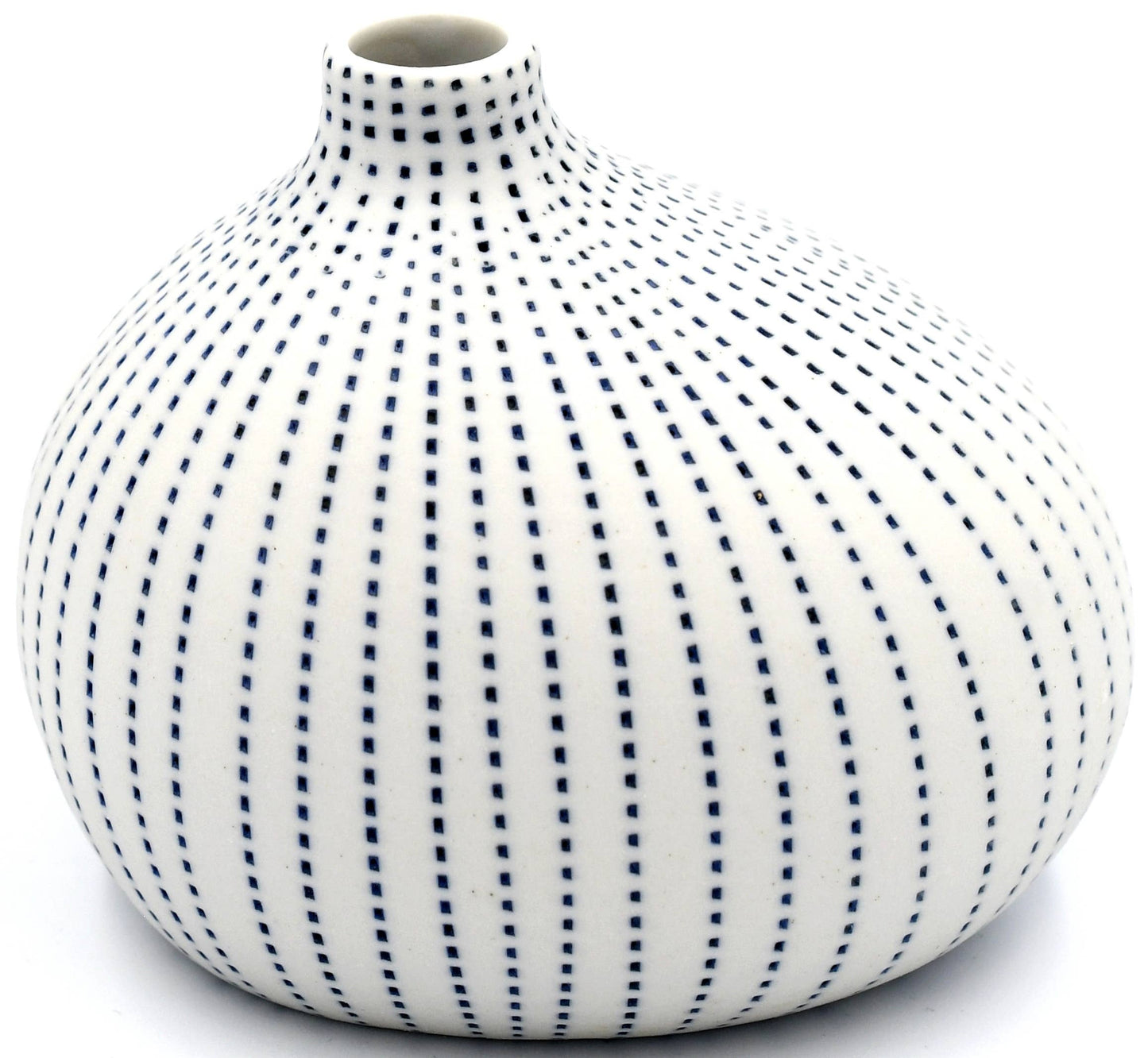 GUGU PIM S-Handcrafted Dots Porcelain Bud Vase