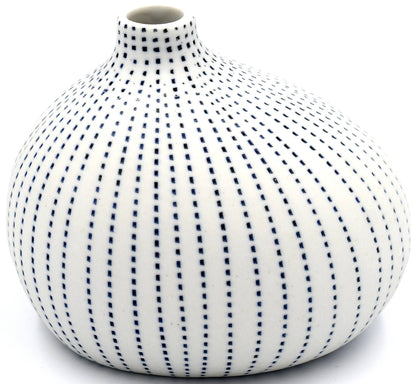 GUGU PIM S-Handcrafted Dots Porcelain Bud Vase