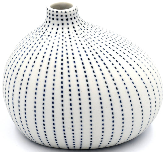 GUGU PIM S-Handcrafted Dots Porcelain Bud Vase