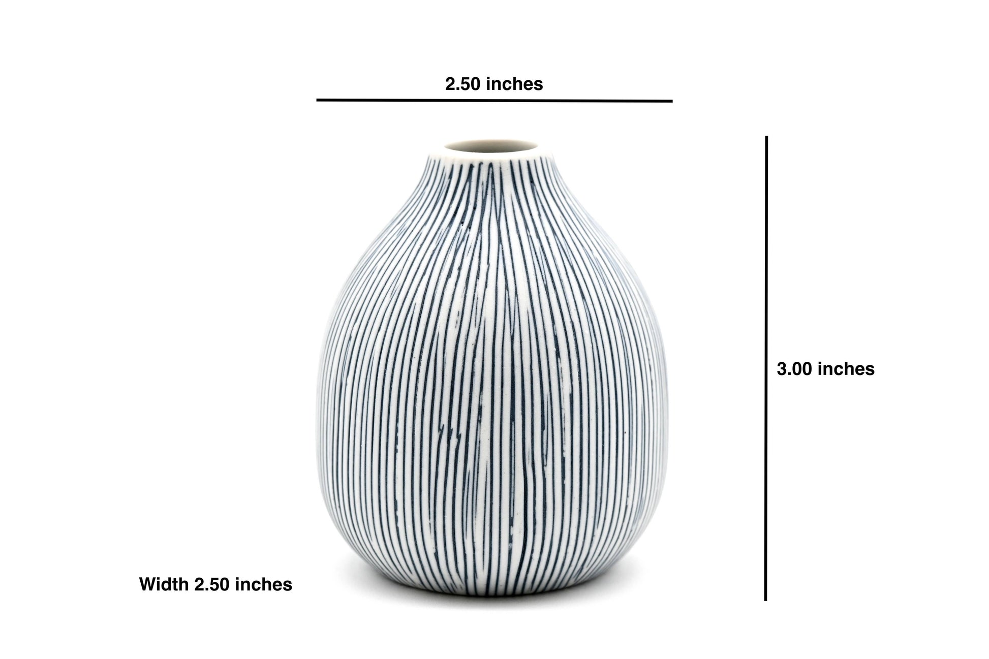 432W27 ADAM MINI M - Handcrafted Porcelain Bud Vase - r. h. ballard shop & gallery