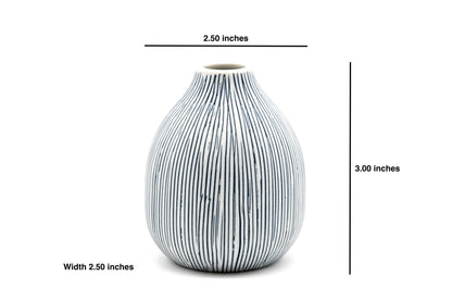 432W27 ADAM MINI M - Handcrafted Porcelain Bud Vase - r. h. ballard shop & gallery