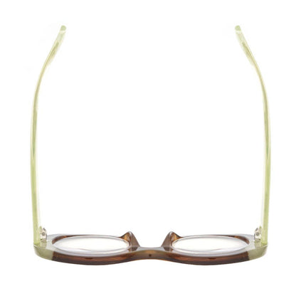 SERAPHINA | Brown | Light Green Temples | Blue Light: 1.25