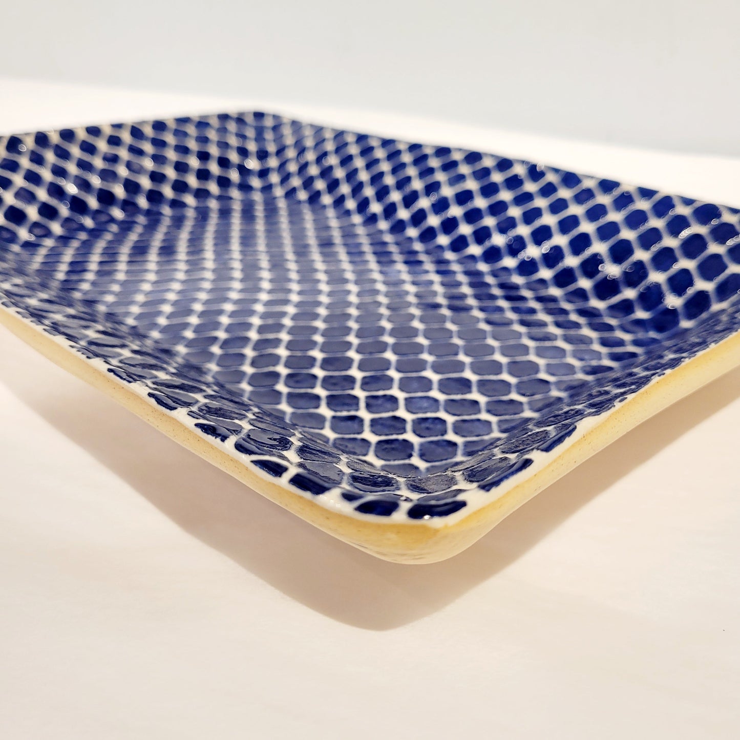 Terrafirma Ceramics - Medium Party Platter Taj Cobalt 13”