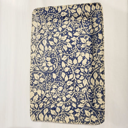 Terrafirma Ceramics - Large Party Platter Arcadia Cobalt 17”
