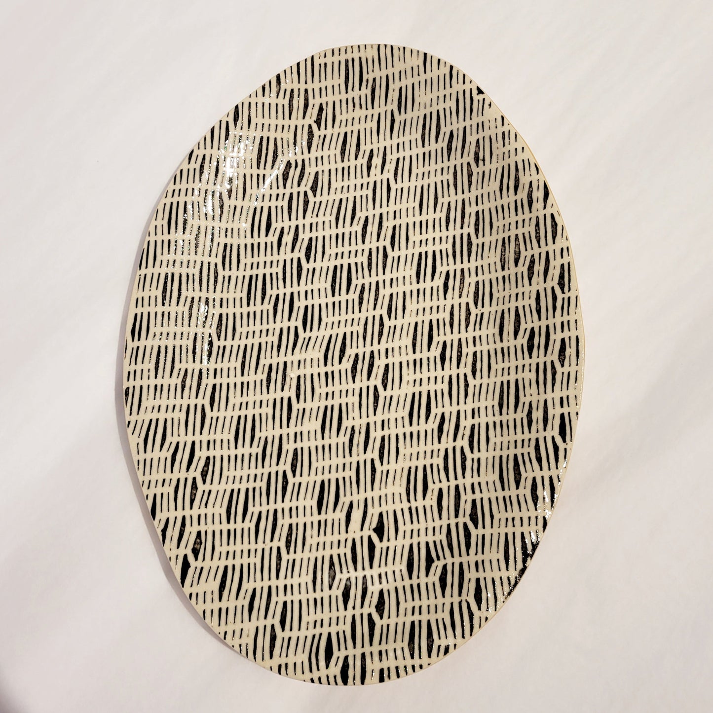 Terrafirma Ceramics-Petite Oval Rattan Black