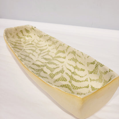 Terrafirma Ceramics - Citrus Fern Canoe