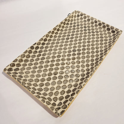 Terrafirma Ceramics - Charcoal Dot Stacking Tray