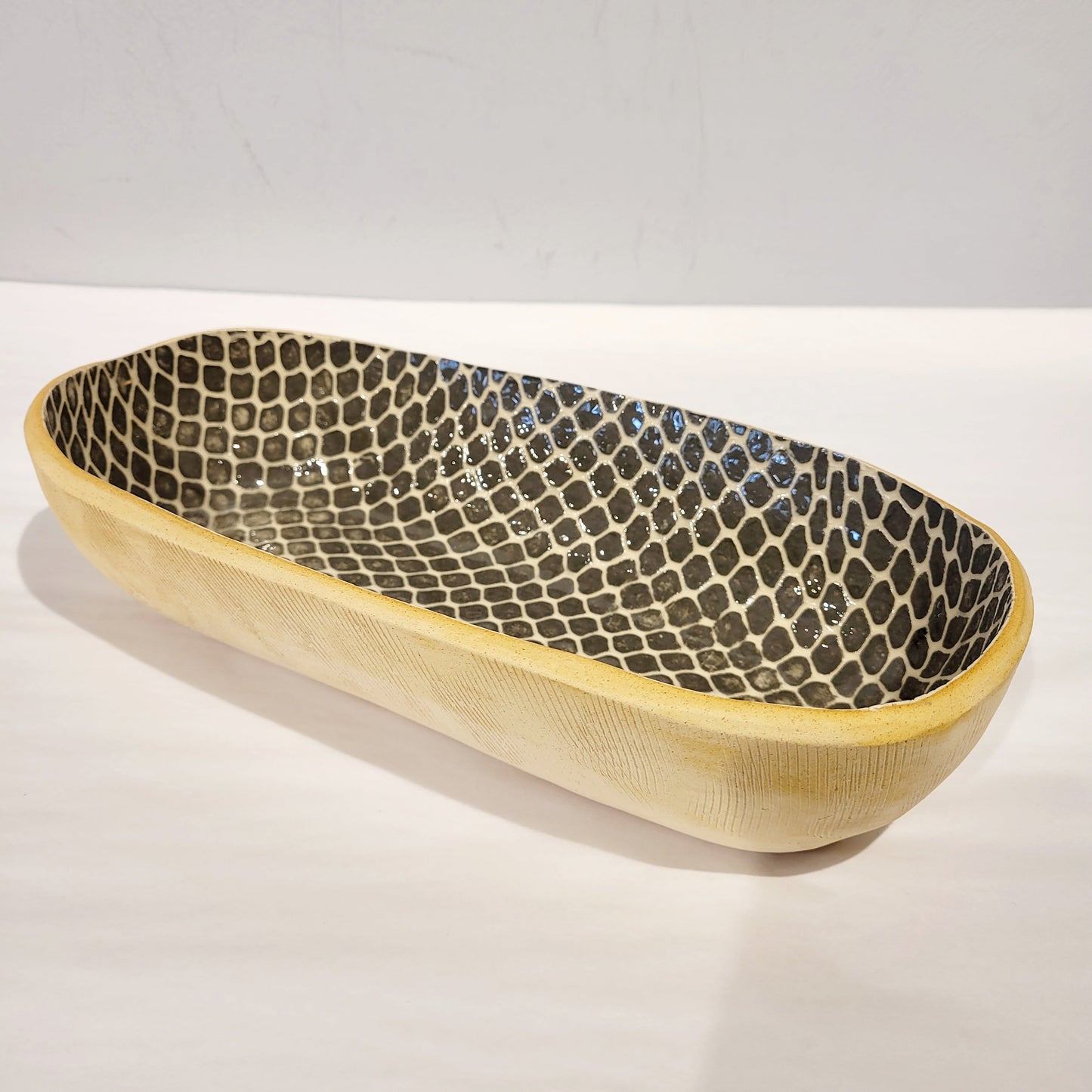 Terrafirma Ceramics - Charcoal Taj Bread Basket