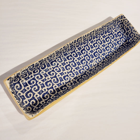 Terrafirma Ceramics - Cobalt Marrakesh Canoe