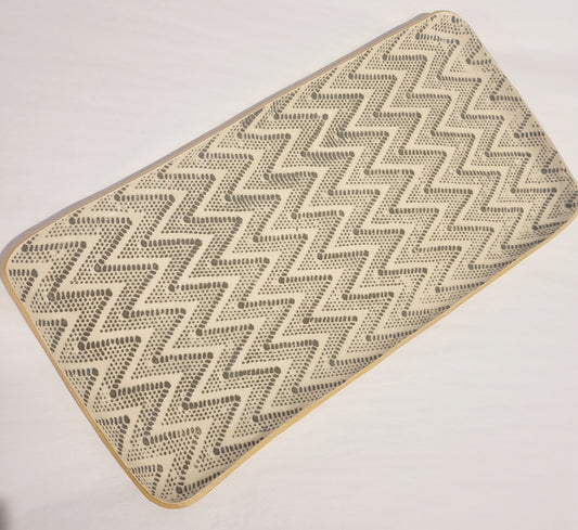 Terrafirma Ceramics - Charcoal Chevron Tasting Tray
