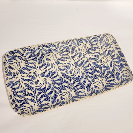 Terrafirma Ceramics - Cobalt Aspen Tasting Tray