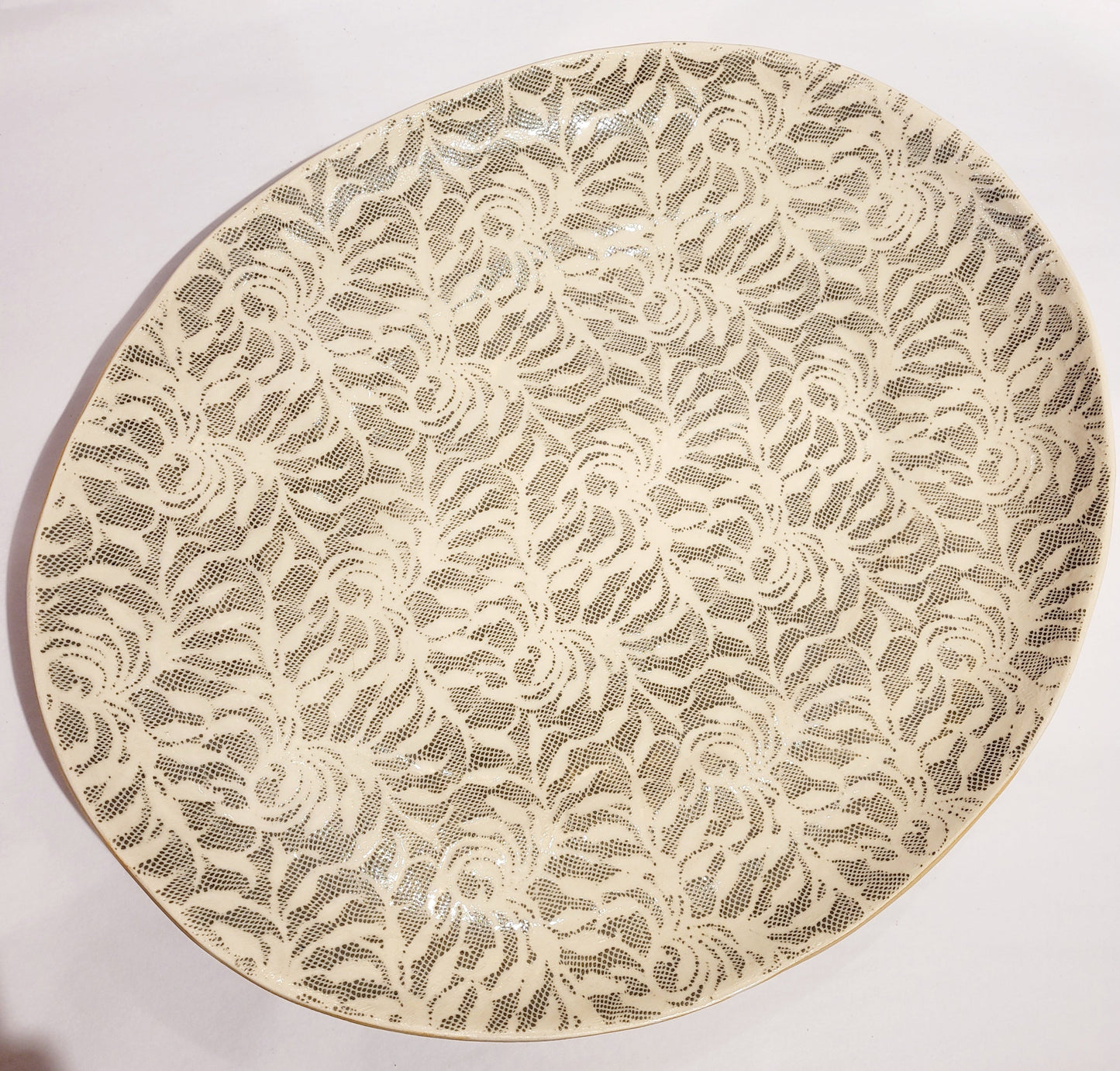 Terrafirma Ceramics - Charcoal Aspen Large Banquet Oval