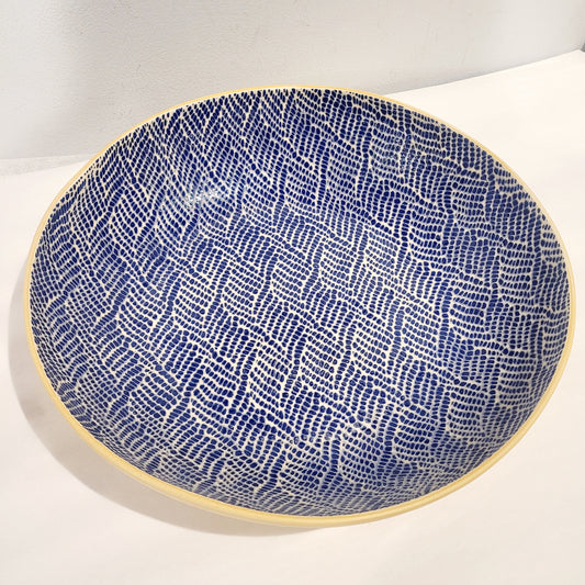Terrafirma Ceramics - Cobalt Braid Super Bowl