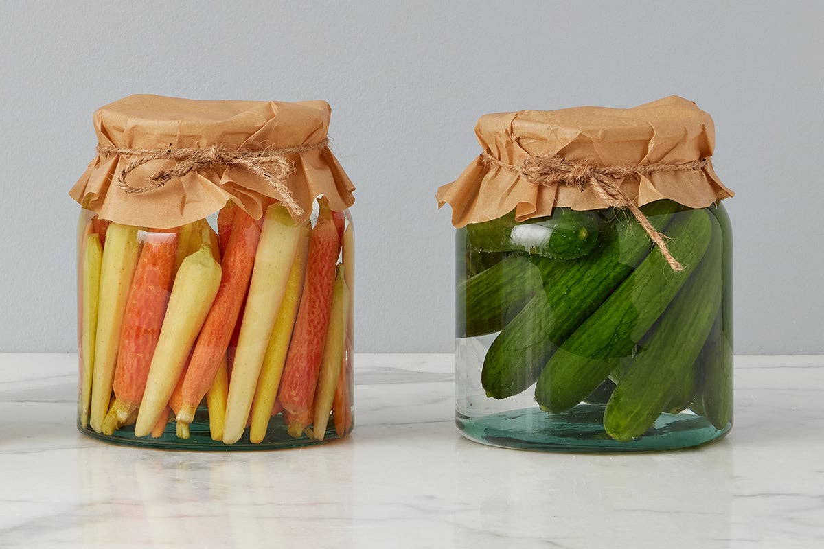 Clear Glass Mason Jar Vase