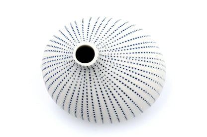 GUGU PIM S-Handcrafted Dots Porcelain Bud Vase