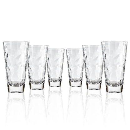 Cascade 17oz Clear Acrylic Tumbler Drinkware | Set of 6: 17oz / Clear / Tumbler - r. h. ballard shop & gallery