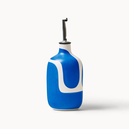 Oil / Vinegar Cruets - Cobalt Color Block: Tall - r. h. ballard shop & gallery