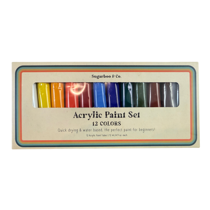 Acrylic Paint - 12 Count