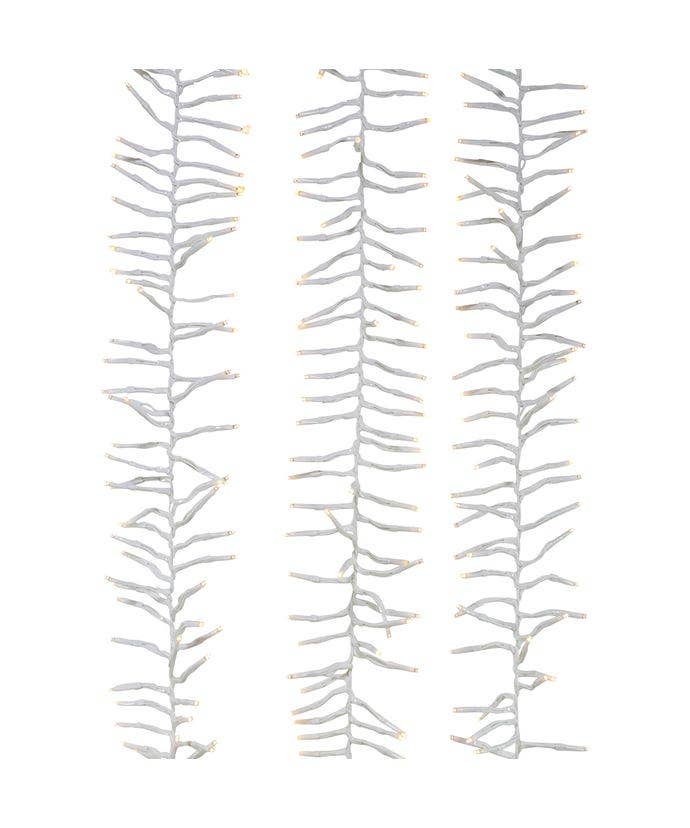 1000L 33'W WIRE CLUSTER GARLAND+WW LED