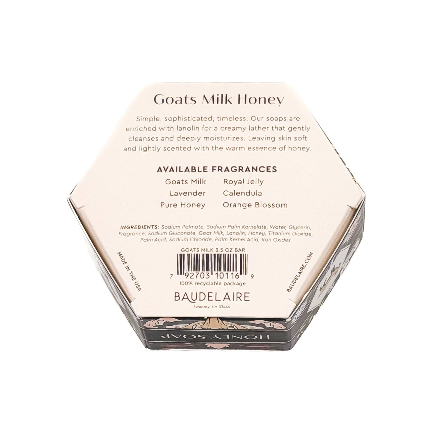 NEW Goats Milk Honey Soap 3.5oz – Hex Box - r. h. ballard shop & gallery