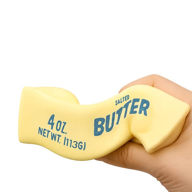 Butter Stress Ball – Soft & Slow-Rebound Squishy Toy - r. h. ballard shop & gallery