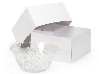 Recycled White Gift Boxes: White / 100 Pack / 4x4x4"